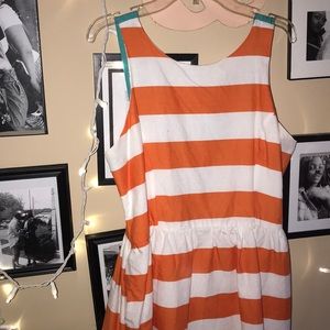 orange Summer dress